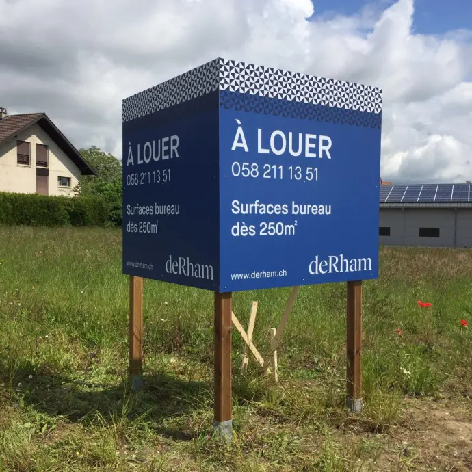 panneau de chantier
